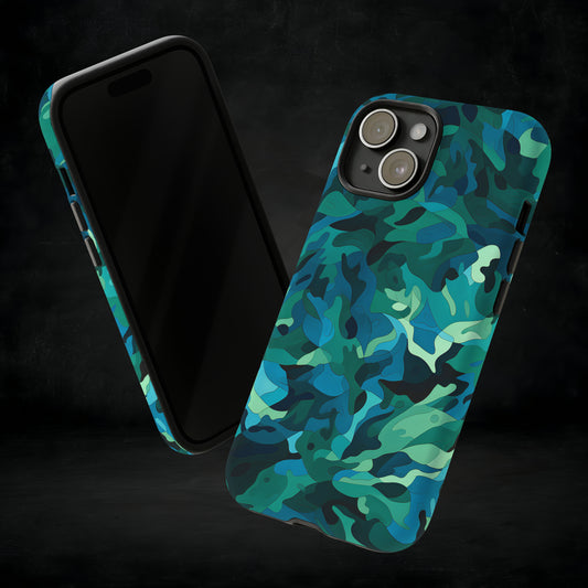 'Aqua' Camo Tough Case