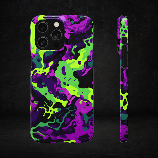 'Toxic' Camo Snap Case